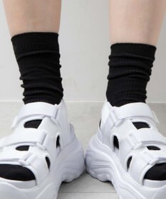 WEGO 無地リブソックス（丈21cm）