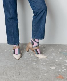 TRICOTE WAVE STRIPE SOCKS／ウェーブストライプソックス