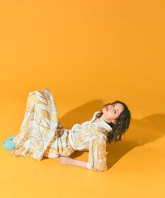 GRACE CONTINENTAL キカヨットプリントワンピース