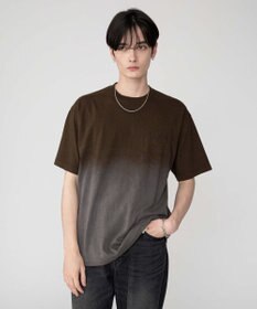 WEGO 【ユニセックス着用ITEM/MLサイズ展開】グラデーションワンポイントT（SS）