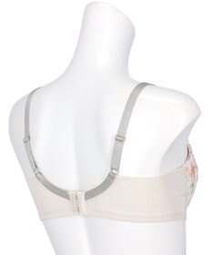 WACOAL 【小さく見せるブラ】 レーシィ ブラジャー 着やせ効果 コンパクトにメイク バストの突出をおさえる 背中の段差を軽減 大きいサイズ レディース BRB453 /ワコール