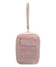 WEGO 【痛バ＆推し活グッズ】ツイードマルチWAYぬいポーチ