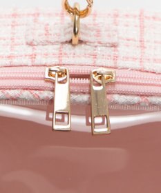 WEGO 【痛バ＆推し活グッズ】ツイードマルチWAYぬいポーチ
