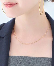 Phoebe 【金属アレルギー対応】リンキービーンデザインチェーンネックレス　ゴールド　ニッケルフリー