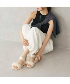 MODE ET JACOMO <carino>チュール付スポーツサンダル