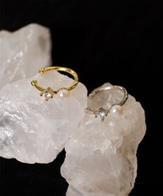 Tiaclasse 【選べる2種類】パールイヤーカフ