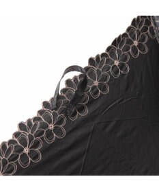 UNBILLION カシュネ cachenez / 【晴雨兼用】【日傘】 【UV カット率99.999.9％以上】PU軽量フラワー刺繍ミニ折りたたみ傘