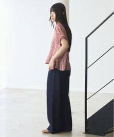 J.PRESS YORK STREET 【WOMEN】オリジナルタイルプリント ブラウス