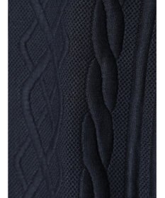 CRAFT STANDARD BOUTIQUE ケーブル柄カットカーディガン1