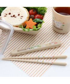 Mother garden しろたん 箸＆ケース キッチン柄 18cm 日本製