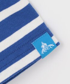 SHARE PARK LADIES 【UVカット】ボーダーロゴ半袖カットワンピース