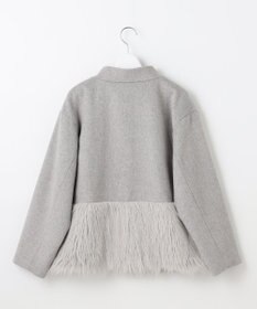 Feroux ウール混 ショートコート