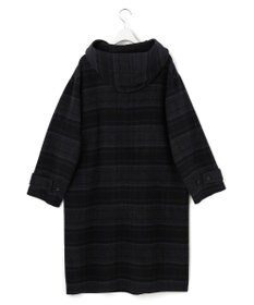 23区 【～8/23まで受注生産/受注限定カラー】MANTECOPureリバーチェック フーデッド ロングコート