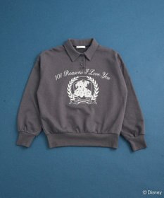 Green Parks １０１匹わんちゃん／ポロ衿裏毛スウェット