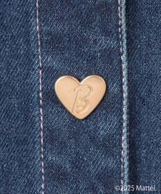 ANY KIDS 【Barbie(TM)】リボン デニムジャケット