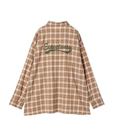 Green Parks ＥＧＯＩＳＴ　チェックロゴシャツチュニック