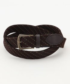 JOSEPH ABBOUD 【キングサイズ・イタリア素材・ストレッチ・日本製】 ストレッチミックスメッシュレジメンタル ベルト