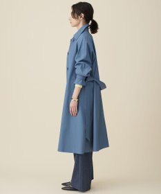 自由区 S コットンナイロンバルカラー コート