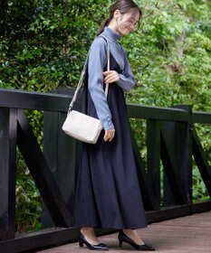 Tiaclasse 【洗える】タートルボタンニットトップス