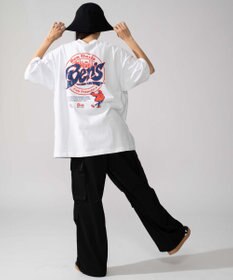 WEGO 【ユニセックス着用ITEM】別注BENDAVISサークルロゴグラフィックT（SS）