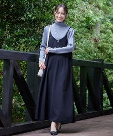 Tiaclasse 【洗える】タートルボタンニットトップス