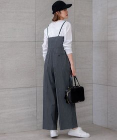 23区 【洗える】ドライ2WAYストレッチ サロペット