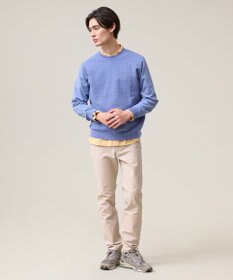 J.PRESS MEN 軽やかに着映える上質ベーシック【ストレッチ / イージーケア】【FLEX YARN】クルーネック ニット