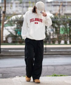 WEGO 【ユニセックス着用ITEM/SMLサイズ展開】グラフィックロゴプルパーカー