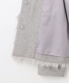 Feroux ウール混 ショートコート