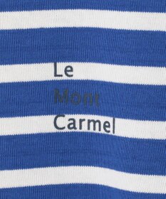 SHARE PARK LADIES 【UVカット】ボーダーロゴ半袖カットワンピース