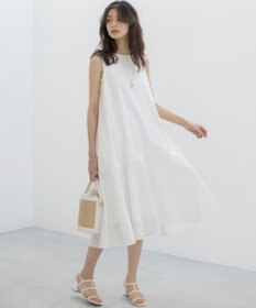 組曲 L 【WEB限定・新色追加】エンブロイダリーレースノースリーブ ワンピース