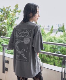 WEGO 【新色追加/ユニセックス着用アイテム/手洗い可/SMLサイズ展開】ピグメントグラフィックT（S）