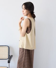 CRAFT STANDARD BOUTIQUE バックスリットショートベスト