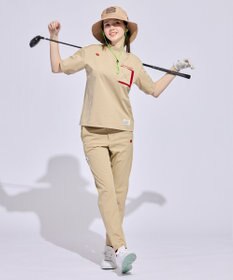 PW CIRCULUS 【WOMEN】サイドパンチング テーパードパンツ ゴルフウェア レディース