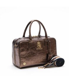 A.D.M.J. 【牛革】イタリアンレザークラックメタル2WAYボストンL