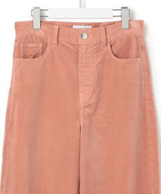 23区 【洗える】23区DENIM ベルベットストレッチ ワイドパンツ