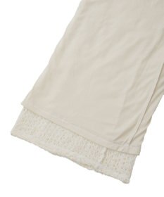 Green Parks コード刺繍　　レースイージーワイドパンツ