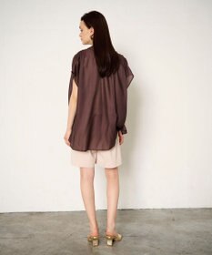 GRACE CONTINENTAL ギャザーシャツ