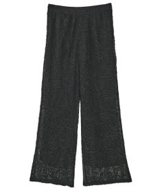 Green Parks コード刺繍　　レースイージーワイドパンツ