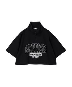 Green Parks ＥＧＯＩＳＴ　ハーフＺｉｐロゴ５分袖プルオーバー