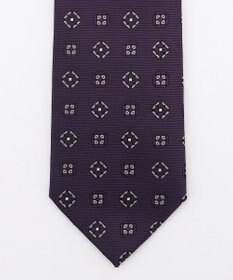 JOSEPH ABBOUD 【日本製・Holliday&Brown】クレストパターンジャカードネクタイ