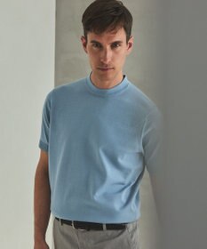 GOTAIRIKU 綿とポリのいいとこどり【洗濯機可】テーラード DRESS BIZ ニットTシャツ