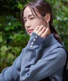 Tiaclasse 【洗える】タートルボタンニットトップス