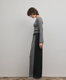 GRACE CONTINENTAL アイレットリブニットトップ