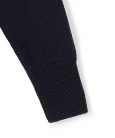 23区 【洗える】ウールコード モックネック 切り替え編み ニット