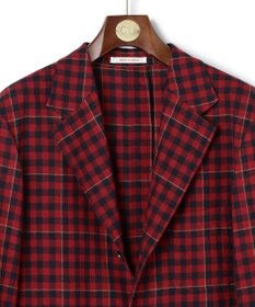 J.PRESS MEN 【J.PRESS ORIGINALS】Wool Nylon Refine Tartan Check 3B Sack Jacket / Japan Made