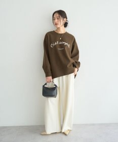 YECCA VECCA 起毛ロゴプルオーバー