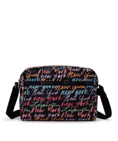 LeSportsac DANIELLA CROSSBODY/NYCスクリプトブラック