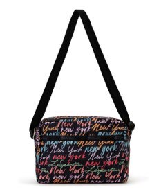 LeSportsac DANIELLA CROSSBODY/NYCスクリプトブラック