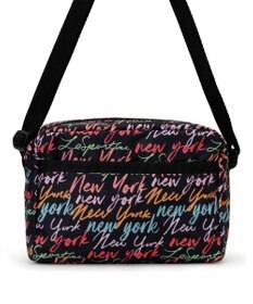 LeSportsac DANIELLA CROSSBODY/NYCスクリプトブラック
